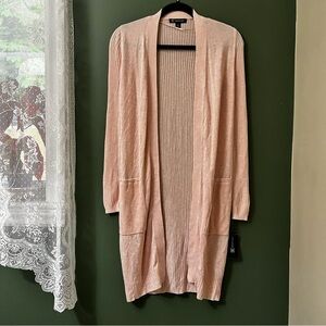 *NWT* INC International Concepts Pink Lightweight  Cardigan Sweater size xs